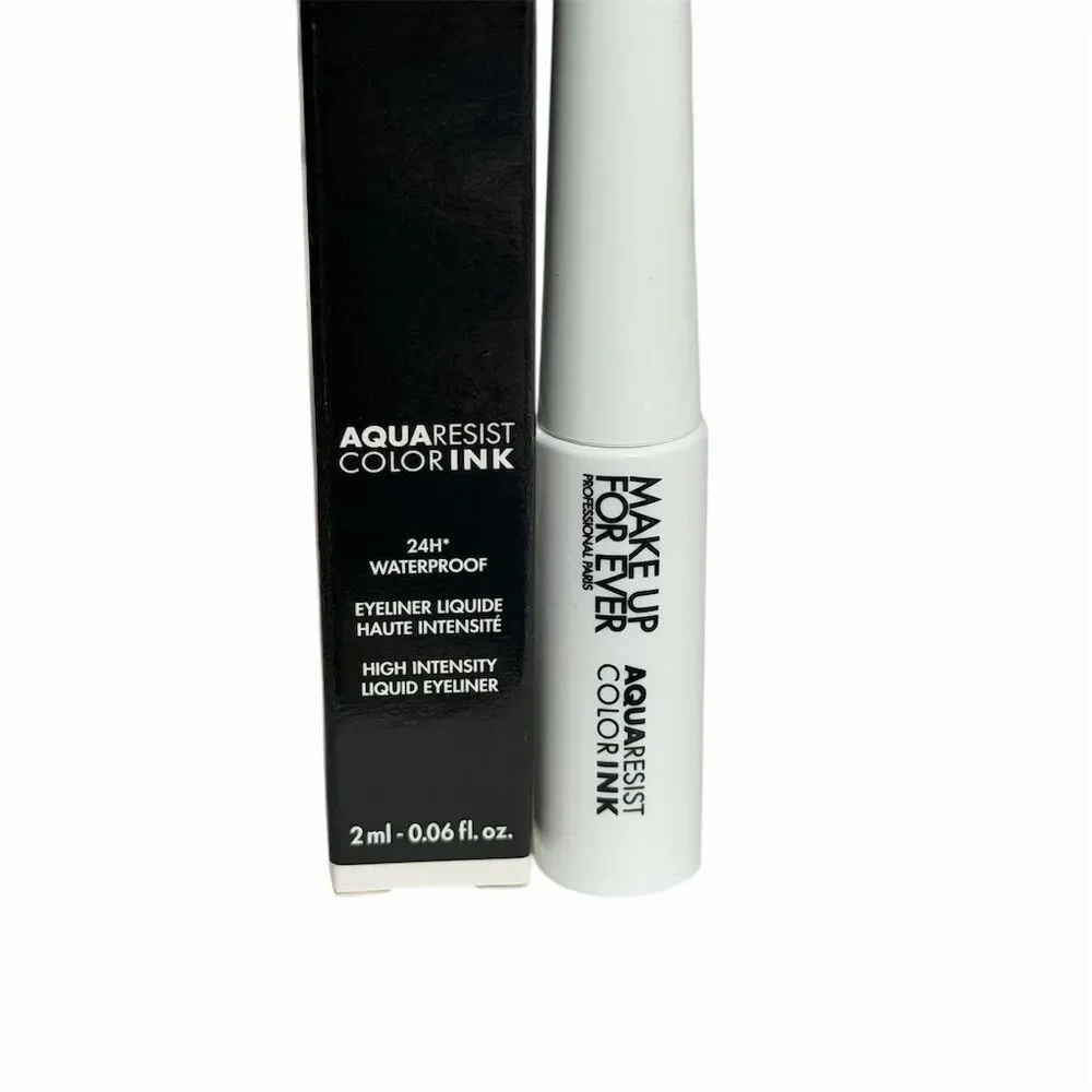 Make Up For Ever Aqua Resist Liquid Eyeliner Matte White Waterproof